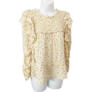 NWT Munthe Crisp Ruffle Top size 34 or US2